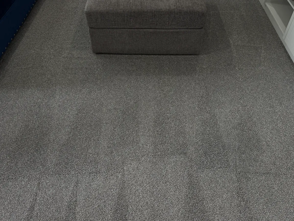 Living room carpet — after